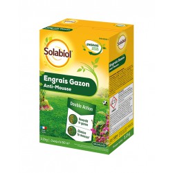 Engrais Gazon Anti-Mousse - 3.2 Kg - SOLABIOL - Engrais et activateur - DE-456491