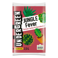 Terreau Cactus et Succulentes - Jungle Fever - 2.5 L - UNDERGREEN - Terreau - DE-383406