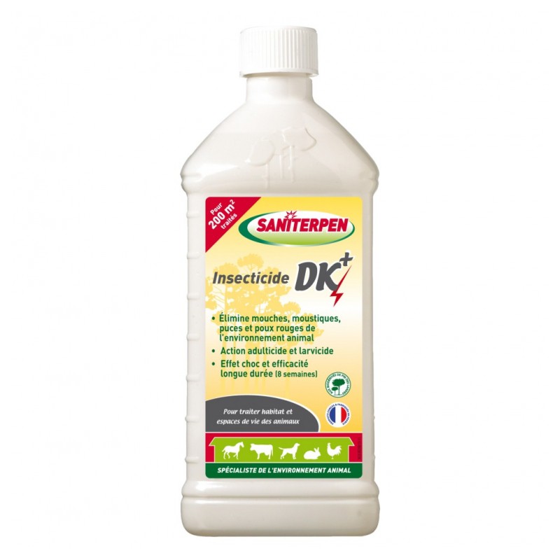 Insecticide concentré - DK choc - 1 L - SANITERPEN - Hygiène et entretien animaux - DE-110502