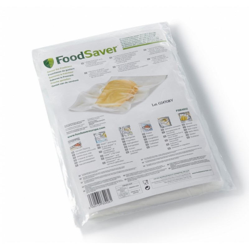 48 sacs petite capacité pour machine à faire le vide - FSB4802 - 0.94 L - FOOD SAVER - Conservation / Boite / Emballage - DE... 48 sacs petite capacité pour machine à faire le vide - FSB4802 - 0.94 L - FOOD SAVER - Conservation / Boite / Emballage - DE...
