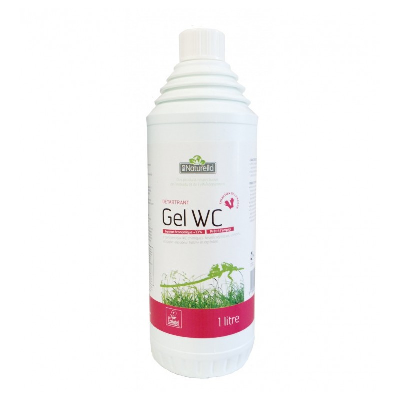Gel WC Ecolabel - Anti-calcaire - 1 L - NATURELLA - Entretien des WC - DE-340513