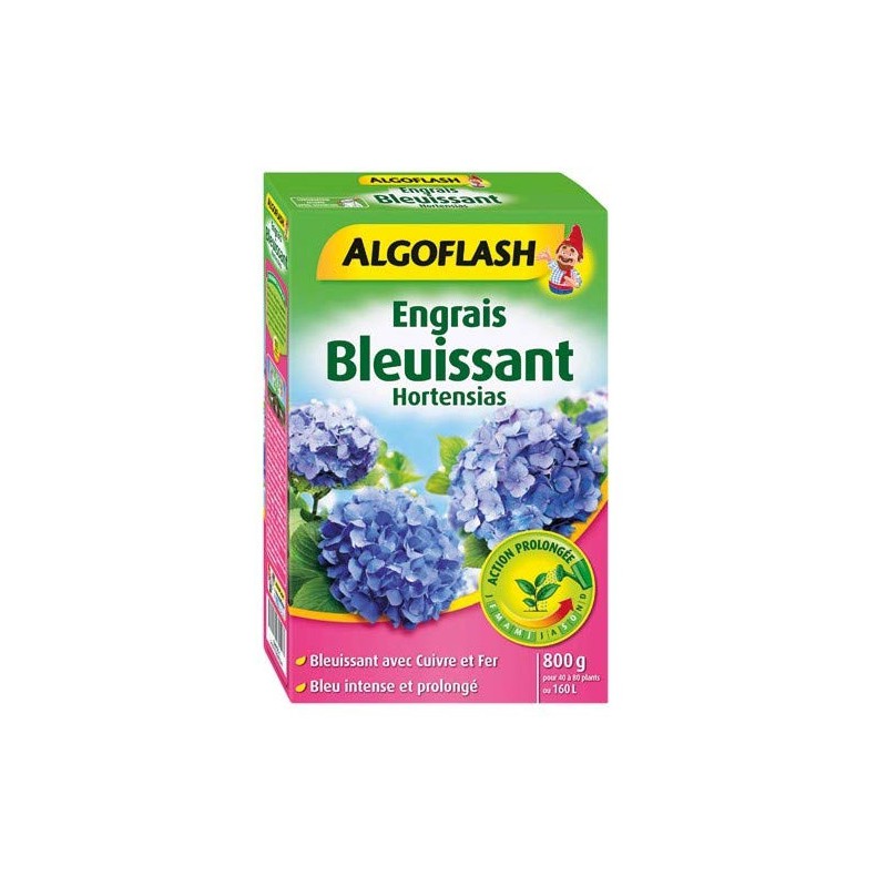 Engrais Bleuissant Hortensias- 800 Grs - ALGOFLASH - Agriculture biologique - DE-257287