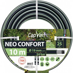 Tuyau d'arrosage Neo confort - 5 couches - 19 x 10 M - CAP VERT - Tuyaux d'arrosage - BR-708635