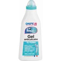 Gel anti-calcaire au vinaigre - Citron - 500 ml - ONYX - Entretien salle de bain - BR-801114