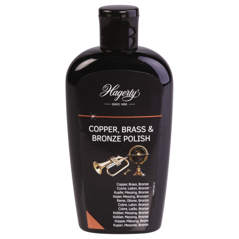 Lotion pour cuivre, laiton et bronze - Copper, Brass & Bronze Polish - 250 ml - HAGERTY - Entretien des métaux - BR-064402