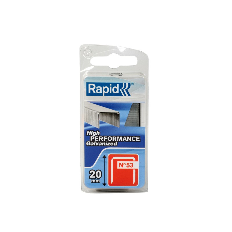 Agrafes décoration et finition N°53 - ⌀20 mm - Lot de 1250 - RAPID - Agrafes - BR-035497