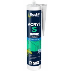 Mastic acrylique d'étanchéité - Acryl S - Blanc - 310 ml - BOSTIK - Autres Mastics - DE-440198