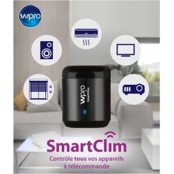 Télécommande connectée pour climatiseur fixe ou mobile - SmartClim - WPRO - Accessoires Électroménager - SMART2