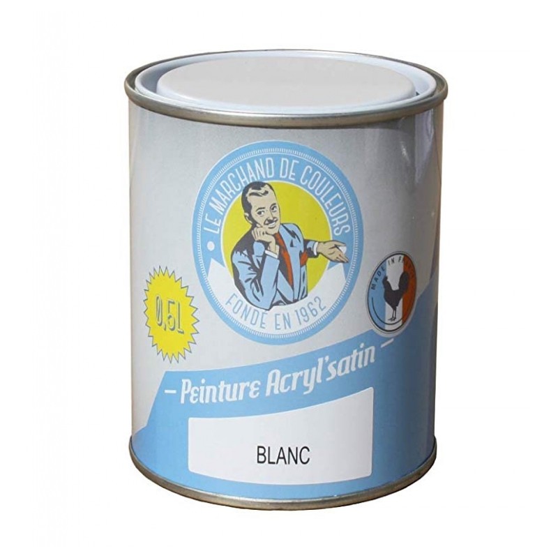 Peinture acrylique - Murs et plafonds - Satin - Brun Taupe - 0.5 L - ONIP - Peintures - MC70100