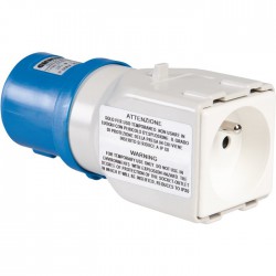 Adaptateur de prise mobile - Prise industrielle vers prise domestique - GEWISS - Prises - SI-141270