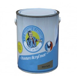 Peinture acrylique - Murs et plafonds - Mat - Brun pleurote - 2.5 L - ONIP - Peintures - MC70137