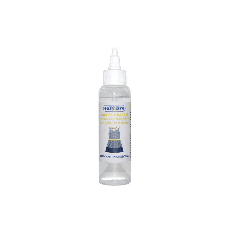 Détachant professionnel tâches grasses - 100 ml - EASY PRO - Détachant pour textile - B10093T