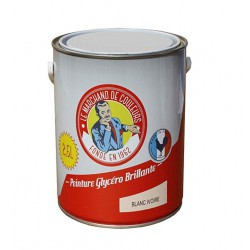 Peinture Glycéro - Bois / Métal - Brillante - Blanc Ivoire - 2.5 L - ONIP - Peintures - MC70165