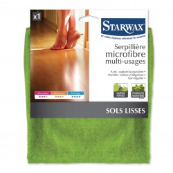 Serpillière microfibre multi-usages pour sols lisses - STARWAX - Serpillière - BR-212523