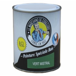 Peinture Spécial Bois - Satinée - Vert mistral - 0.5 L - ONIP - Peintures - MC70138