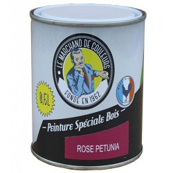 Peinture Spécial Bois - Satinée - Rose pétunia - 0.5 L - ONIP - Peintures - MC70141