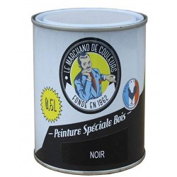 Peinture Spécial Bois - Satinée - Noir - 0.5 L - ONIP - Peintures - MC70147