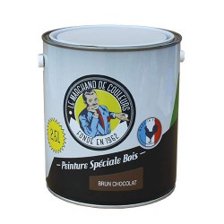 Peinture Spécial Bois - Satinée - Brun chocolat - 2.5 L - ONIP - Peintures - MC70153