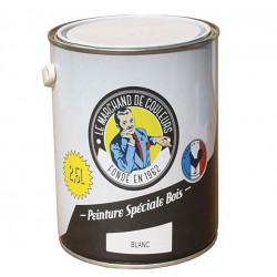 Peinture Spécial Bois - Satinée - Blanc - 2.5 L - ONIP - Peintures - MC70155