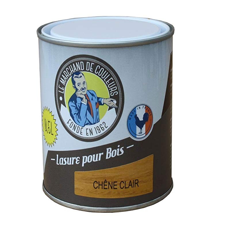 Lasure acrylique pour Bois - Teinte chêne clair - 0.5 L - ONIP - Lasures et Vernis - MC70179