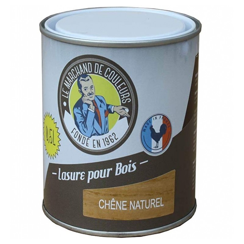 Lasure acrylique pour Bois - Teinte chêne naturel - 0.5 L - ONIP - Lasures et Vernis - MC70182 Lasure acrylique pour Bois - Teinte chêne naturel - 0.5 L - ONIP - Lasures et Vernis - MC70182