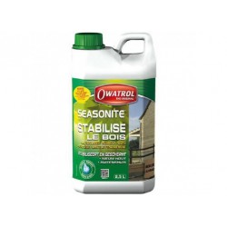 Stabilisateur incolore pour bois neufs humides - Seasonite - 2.5 L - OWATROL - Réparation et rénovation du bois - DE-868745