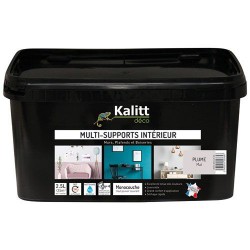 Peinture multi-supports - Intérieur - Mat - Plume - 2.5 L - KALITT - Peintures - DE-367706