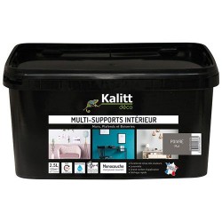 Peinture multi-supports - Intérieur - Mat - Poivre - 2.5 L - KALITT - Peintures - DE-367714