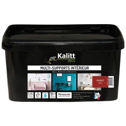 Peinture multi-supports - Intérieur - Satin - Piment - 2.5 L - KALITT - Peintures - DE-367524