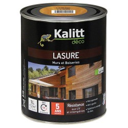 Lasures Les Modernes - Murs et boiseries - Chêne clair - 1 L - KALITT - Lasures et Vernis - DE-369421