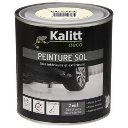 Peinture Spécial sol - Satin - Calcaire - 0.5 L - KALITT - Peintures - DE-368035