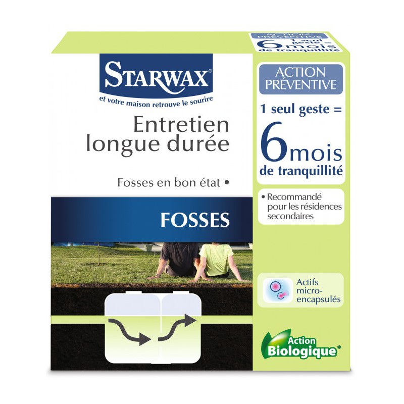 Entretien longue durée fosses 6 mois - STARWAX - Canalisations / fosses - BR-012053