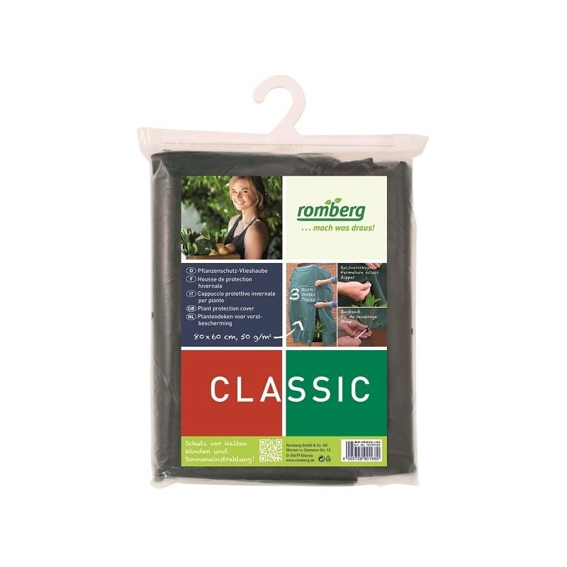 House de protection hivernale - 80 x 60 cm - Lot de 3 - ROMBERG - Protection des plantes - DE-226621