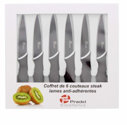 Coffret de 6 couteaux - Lames anti-adhérentes - PRADEL - Coutellerie - CC006N