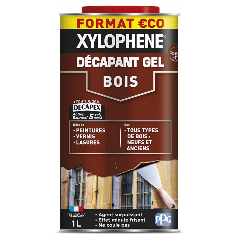 Décapant bois gel - 1 L - XYLOPHENE - Décapants - BR-540253