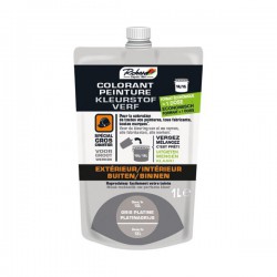 Colorant pour peinture - Doypack - 1 L - Gris platine - RICHARD - Colorants peinture - DE-396359