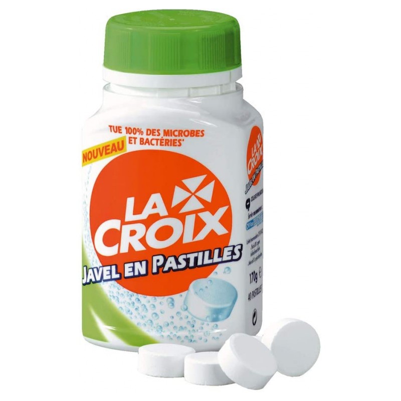 Boîte de 40 pastilles Javel Classiques - LACROIX - Hygiène de la maison - 105802E