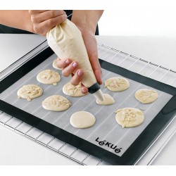 Tapis de cuisson en silicone - 40 x 30 cm - LEKUE - La patisserie - DE-660753