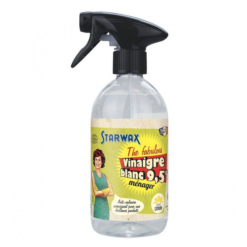 Vinaigre blanc 9.5 - Citron - THE Fabulous - 500 ml - STARWAX - Produits multi-usages - DE-558735