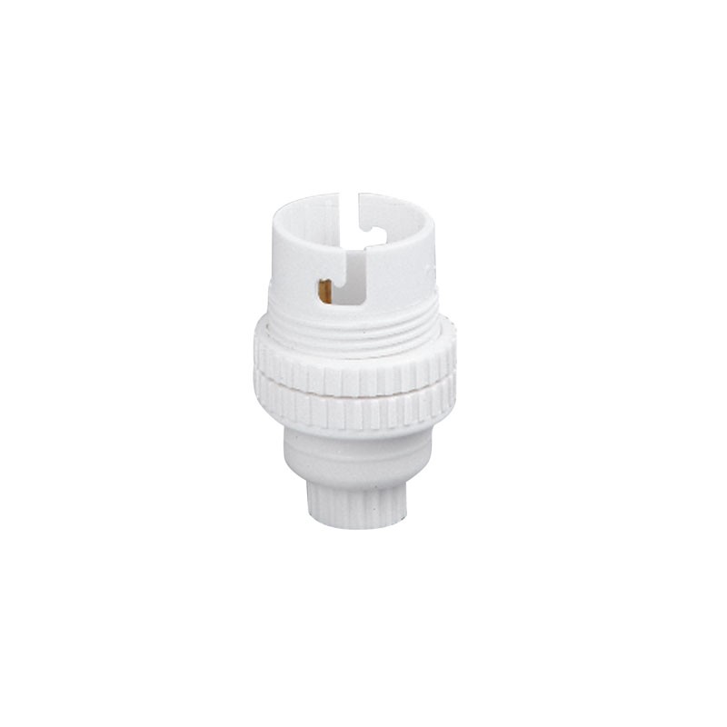 Douille B22 en nylon avec passage de fil - Simple Bague 11 mm - L'EBENOID - Douille pour ampoule B22 - BR-372528