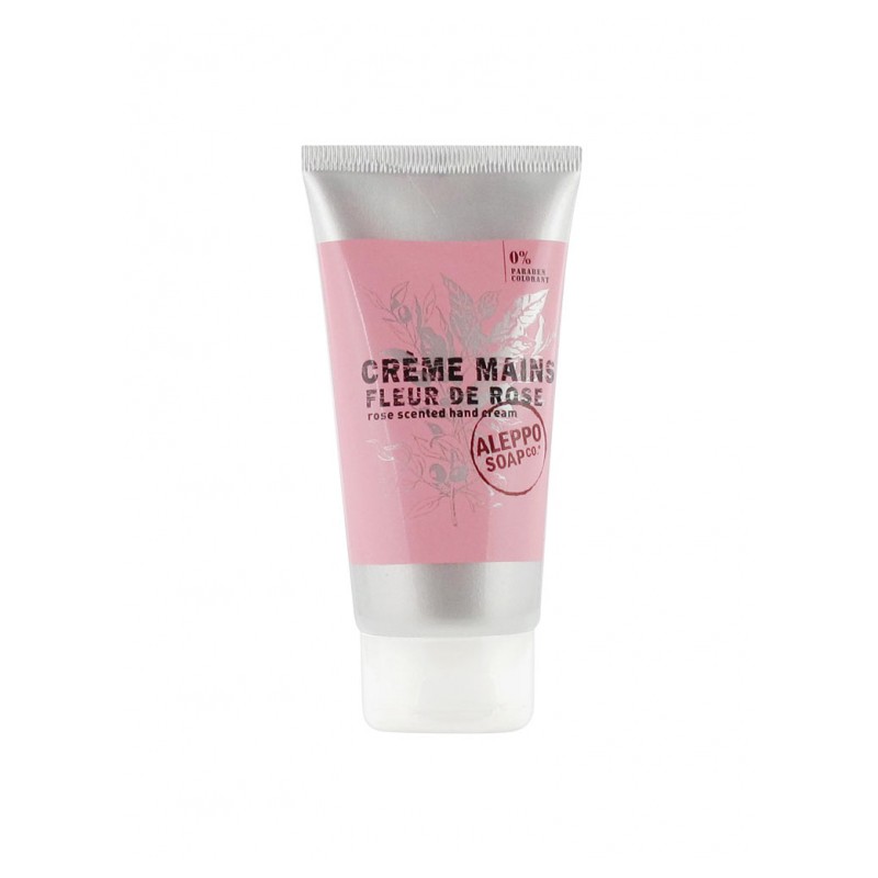 Crème pour les mains - Fleur de Rose - 75 ml - ALEPPO - Bain, savons et soins du corps - DE-560383