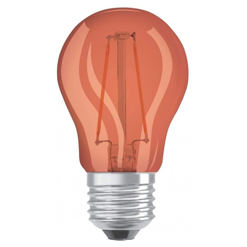 Ampoule LED à  filament - Sphérique - E27 - 1.6 W - Orange - OSRAM - Ampoules LED - DE-380337