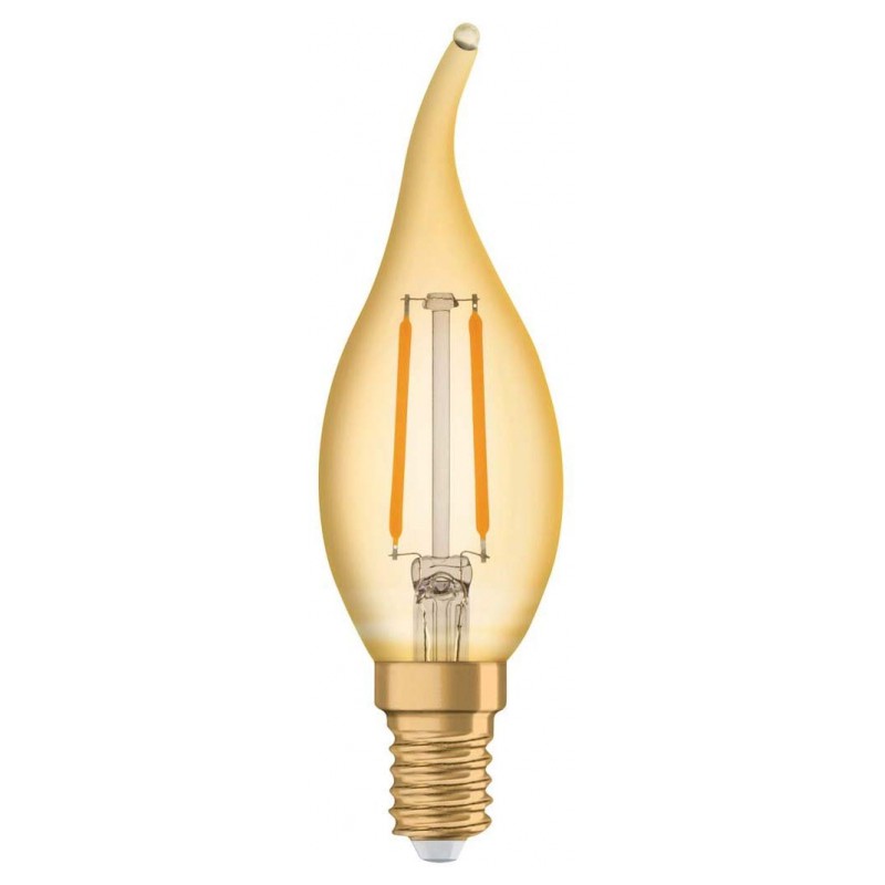 Ampoule LED à  filament - Vintage Édition 1906 - E14 - 2.5 W - Flamme Coup de vent - OSRAM - Ampoules LED - DE-378555