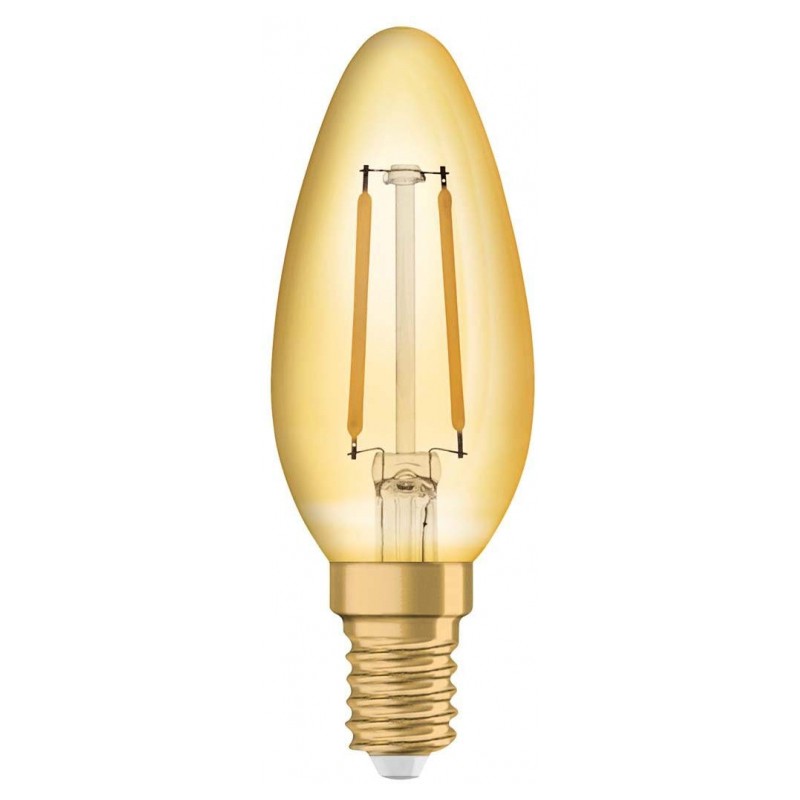 Ampoule LED à  filament - Vintage Édition 1906 - E14 - 2.5 W - Flamme classique - OSRAM - Ampoules LED - DE-378471