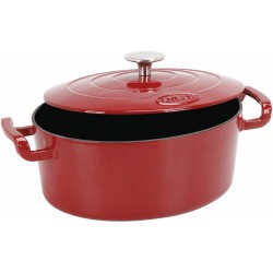 Cocotte en fonte d'acier émaillée - Ovale - SITRABELLA - 4 L - SITRAM - Casserole / Faitout - 711088B