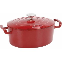 Cocotte en fonte d'acier émaillée - Ovale - SITRABELLA - 4 L - SITRAM - Casserole / Faitout - 711088B