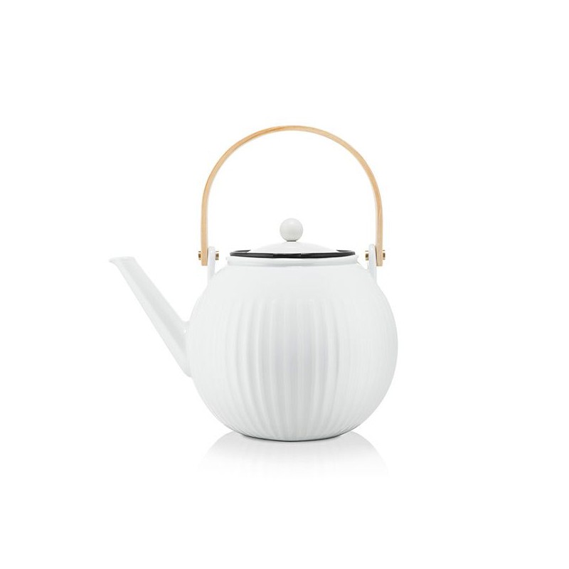 Théière à  piston en porcelaine - 1.5 L - Douro - Blanc - BODUM - Pour le Thé, Café, petit déjeûner - DE-514415