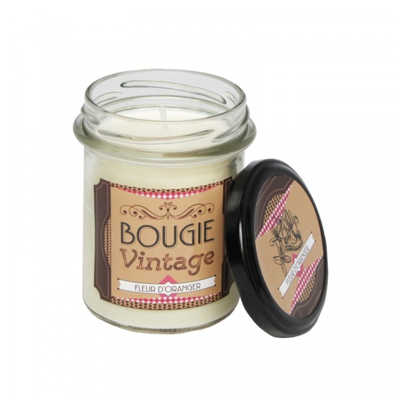 Bougie Vintage - Fleur d'Oranger - 150 Grs - ODYSSEE DES SENS - Bougies parfumées - DE-806596