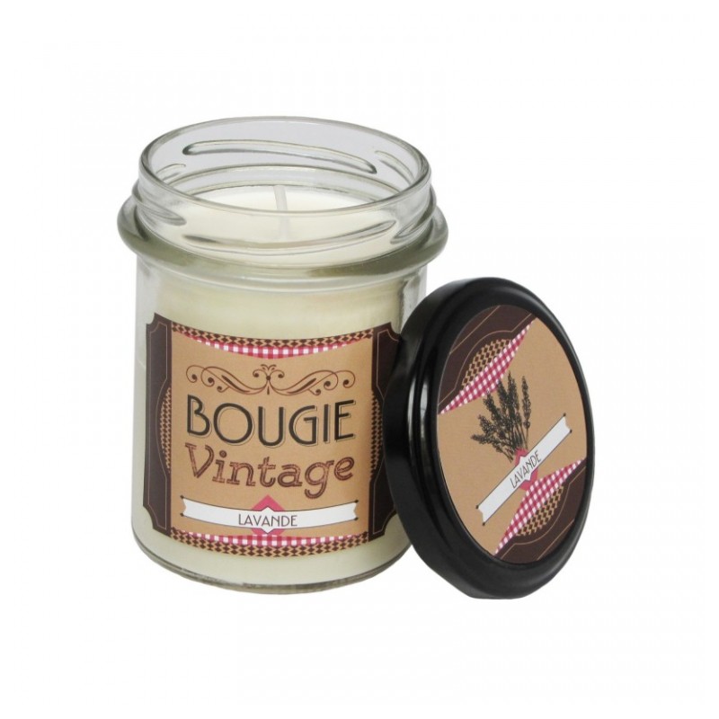 Bougie Vintage - Lavande - 150 Grs - ODYSSEE DES SENS - Bougies parfumées - DE-205311