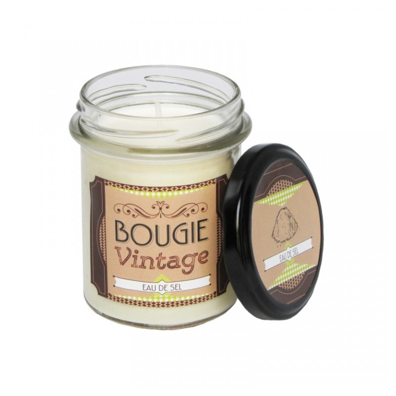 Bougie Vintage - Eau de sel - 150 Grs - ODYSSEE DES SENS - Bougies parfumées - DE-806588